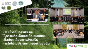 FTI เข้าร่วมการประชุมให้ความคิดเห็นและข้อเสนอแนะ เพื่อขับเคลื่อนการส่งเสริมการใช้ไม้ในประเทศไทยอย่างยั่งยืน